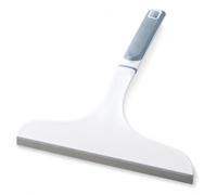 Admygo Handheld Silicone Window Squeegee, 24.5cm Wide Blade Streak Free Shower Glass Wiper, Comfort Grip Handle Water Scraper for Bathroom Mirror, Shower Door, Car Windshield(greyish-white)