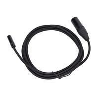 ADMYTHGB 3.5mm Female to 3 Pin XLR Male Cable, XLR Adapter Cable, 24K Gold Plated Tip Audio Converter for Amplifiers Mixers Tablets, 2m Nylon Braided Shielded Connector Cable