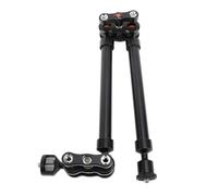 ADMYTHGB Camera Mount Adjustable Arm 530mm Double Section Extension, Metal Articulating Arm Stand with 1/4in Screws, Friction Articulated Arm for DSLR Phone Fill Light Monitor