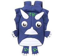ADMYTHGB Children School Bag, Kindergarten Backpack with Anti - Lost Rope, Cartoon Shoulder Bag for Preschoolers, Cute Polyester Fiber Design in Yellow Green Blue Pink (Dark Blue)