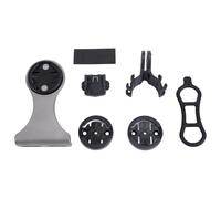 ADMYTHGB Front Computer Mount Ti Alloy Handlebar Extension Bracket, Wireless Bike Computer Holder with Camera Adapter and Flashlight Clamp for Wahoo Bryton, Central Stem Mount for Sports Ca