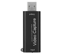 ADMYTHGB HD Video Capture Card, 4K HDMI to USB 2.0 Capture Device for PS4 Streaming and Game Recording, Plug and Play 1080P Video Capture Box with No Driver Required for