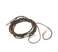 ADMYTHGB MMCX Earphone Cable with Silver Plated Copper Core, Replacement Upgrade Wire for IE300 IE600 IE900, Low Noise 3.5mm Plug Earbuds Cable for WESTONE SE215 UE900