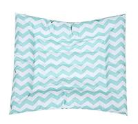 ADMYTHGB White Green Square Gel Summer Pet Ice Cushion Cooling Mat, Dog Cooling Pad, Polymer Gel Technology for Heat Absorption and Dissipation, Temperature Reduction Pad for Dog