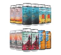 Adnams 12-Can Beer Taster Selection | 440ml Cans | Includes IPA, Lager, Blonde, Pale Ale & Bitter | 4.0%-6.7% ABV | Craft Beer Mixed Pack