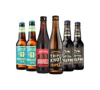 Adnams 6 Bottle Taster Bundle | Both Barrels 9%, Innovation IPA 6.7%, Tally-Ho 7.2% & Triple Knot 10% | Premium Mixed Craft Beer Selection | 500ml & 330ml Bottles | Brewed in Southwold, Suffolk