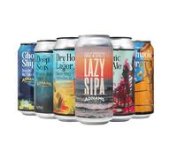 Adnams 6-Can Beer Taster Selection | 440ml Cans | Includes IPA, Lager, Blonde, Pale Ale & Bitter | 4.0%-6.7% ABV | Craft Beer Mixed Pack