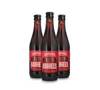 Adnams Both Barrels 9% Wood-Aged Broadside Beer | 3 x 330ml Bottle | Barrel-Aged Ale with Cherries, Vanilla & Oak | Limited Edition | Crafted in Southwold, Suffolk