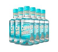 Adnams Copper House Dry Gin 40% ABV | Award-Winning London Dry Gin | 6 x 70cl Bottle | Distilled with Juniper, Orange Peel & Hibiscus | Smooth & Aromatic | Vegan-Friendly | Pack of 6