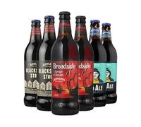 Adnams | Dark Ales Taster Bundle 4.1-6.3% ABV | 6 x 500ml | Brewed with chocolate, coffee, fruitcake, caramel, and roasted grains, balanced, giving the beer a clear flavour profile.