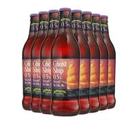 Adnams Ghost Ship 0.5% ABV | Alcohol-Free Pale Ale | 8 x 500ml Glass Bottle | Vegan & Vegetarian Friendly | Crafted in Southwold, Suffolk