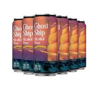 Adnams Ghost Ship 0.5% Citrus Beer | Low Alcohol Pale Ale | Vegan Friendly | Bold Citrus Flavour | 6 x 440ml Cans | Refreshing & Hoppy | Pack of 6