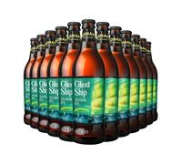 Adnams Ghost Ship 3.4% Session IPA | 12 x 500ml Glass Bottles | Refreshing Citrus Pale Ale | Crafted in Southwold, Suffolk | Premium English Session IPA Beer | WITH FREE BOTTLE OPENER