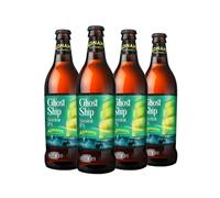 Adnams Ghost Ship 3.4% Session IPA | 4 x 500ml Glass Bottles | Refreshing Citrus Pale Ale | Crafted in Southwold, Suffolk | Premium English Session IPA Beer