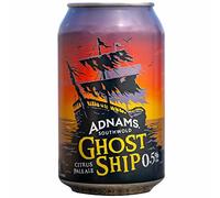 Adnams Ghost Ship Citrus Pale Ale 0.5% Cans - 6x4x330ml
