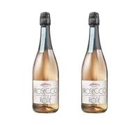 Adnams Prosecco Rosé 10.5% ABV | 2 x 75cl Bottles | 2024 Italian Sparkling Rosé Wine | Peach, Green Apple & Floral Notes | Glera & Pinot Noir | Vegan