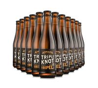 Adnams Triple Knot Tripel Ale 10% | 12 x 330ml Bottles | Belgian-Style Strong Ale | Rich, Complex & Matured Beer | Crafted in Southwold, Suffolk | Premium English Ale