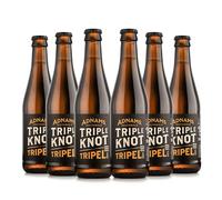 Adnams Triple Knot Tripel Ale 10% | 6 x 330ml Bottles | Belgian-Style Strong Ale | Rich, Complex & Matured Beer | Crafted in Southwold, Suffolk | Premium English Ale