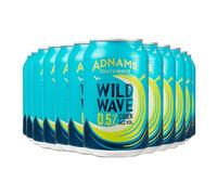 Adnams Wild Wave 0.5% ABV Vegan Friendly Cider | Low Alcohol Apple Cider | 6 x 330ml Cans | Refreshing & Fruity | Made with English Apples | Pack of 6
