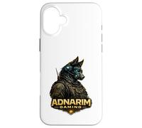 Adnarim Gaming Survival Wolf Post Apocalyptic Zone Design Case for iPhone 16 Plus