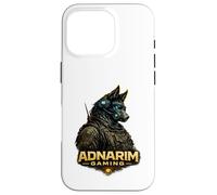 Adnarim Gaming Survival Wolf Post Apocalyptic Zone Design Case for iPhone 16 Pro