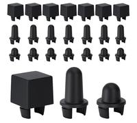 Adnee 24 Pcs Soil Block Maker Seed Pins, 3 Types Soil Blocker Seed Hole Maker, Seed Plug Maker Fit for Mini 4, Mini 5 and Long-Handle Soil Blockers