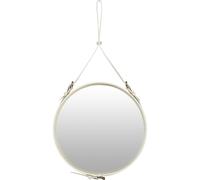 Adnet Mirror Ø58 Cream Leather