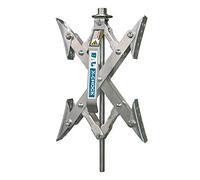 ADNIK BAL 149.1053 28010 X-Chock Tire Locking Chock - Single, GRAY