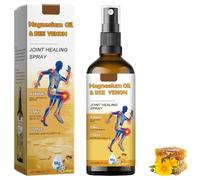 Adnoon Magnesium Oil & Bee Venom Joint Healing Spray, for Ain Relief, Bee Venom Joint Pain Relief Gel for Back, Neck, Hands, Knee for All Skin Types(60ml-1pcs)