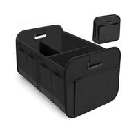 ADNUIES Car Boot Organiser, for Kia Rio, Large-Capacity Auto Trunk Organizer, Trunk Organiser Collapsible Multi Compartment with Comfort Handle,B