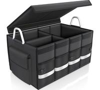 ADNUIES Foldable Storage, for Lincoln Aviator MKT Navigator MKX MKC Nautilus, Car Trunk Organizer, Car Boot Organiser, Trunk Organizer, Collapsible Bag, Car Accessories