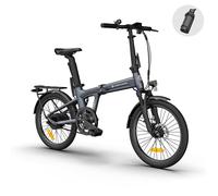 ADO Air20Pro Folding EBikes, EBike for Adults, 20" Electric Bike, Belt Drive, Bafang Motor, ECO and SPORT Mode, Disc Brakes, LCD Display, APP Intelligent, Kettle Battery Autonomy 160 km (Grey)