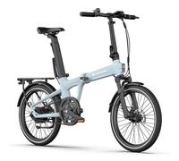 ADO Air20Ultra(2026) Electric Bike Folding, EBike for Adults, 20" Folding Electric Bicycle, Belt Drive,Bafang Motor, Dual Mode Switching, 2/3 Gears, APP+NFC, Range Up To 100KM (Blue)
