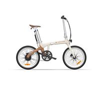 ADO AirCarbon Electric Bike Folding, 20" EBike for Adults, Ultra Light Weight 14.5 KG Electric Bicycle, Belt Drive/Bafang Motor/ECO and SPORT Mode/Anti-theft GPS/LCD/APP/Range Up To 100KM (Brown)