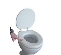 ADOB soft toilet seat, padded, white, 43002