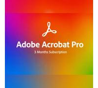 Adobe Acrobat Pro - 3 Months Subscription Key - GLOBAL