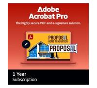 Adobe Acrobat Professional 1 User 1 Year