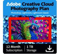 Adobe Creative Cloud Photography 1 license(s) Electronic Software Download (ESD) Multilingual 1 year(s)