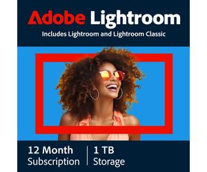 ADOBE Lightroom - 1 Year for 1 User (1TB)