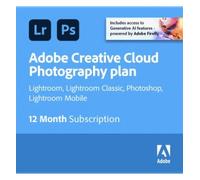 Adobe Photography Plan | 1 User - 2 Installations | Windows & Mac