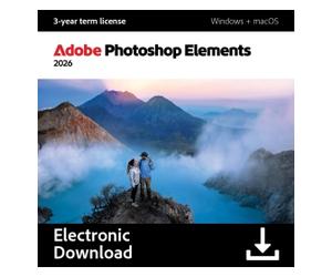 Adobe Photoshop Elements 2026 | 1 User | 2 Installations | Mac