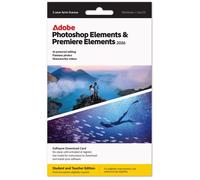 ADOBE Photoshop Elements & Premier Elements 2026 Student & Teacher Edition - 3 years for 1 user