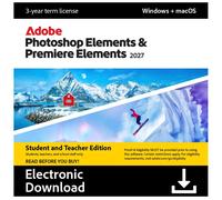 Adobe Photoshop Elements & Premier Elements 2027 Student & Teacher Edition - 3 years for 1 user