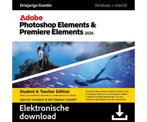 Adobe Photoshop & Premiere Elements 2026 Student/Teacher - Digital license