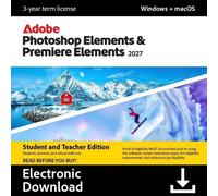 Adobe Photoshop & Premiere Elements 2027 Student/Teacher - Digital licence