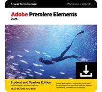 Adobe Premiere Elements 2026 - EDU/GOV Gouvernment (GOV) 10 - 49 User(s)