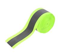 ADOCARN 1 Roll Light Green Reflective Fabric Strip for Clothing, Polyester Material, Easy to Cut and Sew, Resistant to Fading, for Sewing and Working Conditions Safety