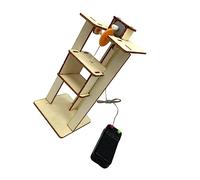 ADOCARN 1 Set DIY Wooden Elevator Educational Learning Elevator for Fun Science Experiment Enhances Observation and Analytical Skills for Boys
