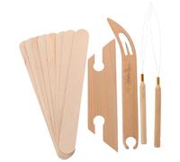 ADOCARN 1 Set Wooden Weaving Shuttle:Handcrafted Weaving & Treading Tools for DIY Crafts Scarves Sweaters and Tapestries - Knitting and Threading Accessories