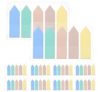 ADOCARN 10 Sets of Assorted Colour Paper Arrow Index Tabs Sticky Page Markers, Convenient for Note Taking and Easy to Carry, for Office and School Organisation